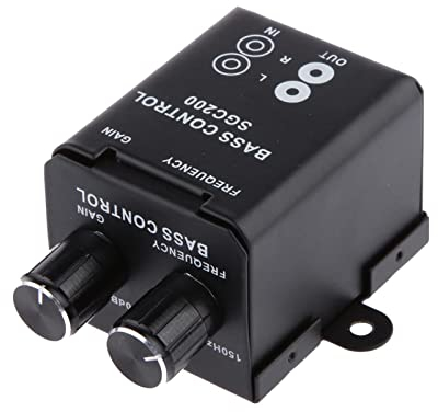MagiDeal Audio Subwoofer Bass RCA Ebene Volume Control Knob