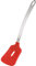 Westmark Pfannenwender mit Silikon-Laffe, Länge: 35,2 cm, Rostfreier Edelstahl/Silikon, Silicone, Silber/Rot, 15402270