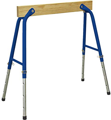 GREIS & KNOBLAUCH Klappbock Holz/Stahl verstellbar, Tragkraft 350 kg, 620-910 mm, 95019