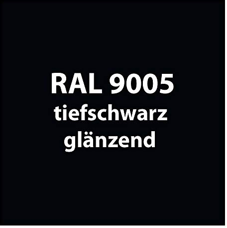 250 g Pulverlack Beschichtungspulver Pulverbeschichtung pulverbeschichten PG 1 (RAL 9005 tief-schwarz glänzend)