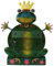 Briefkasten Froschkönig Freddy 51x20x65cm handbemalt Zeitungsrolle 2 Schlüssel