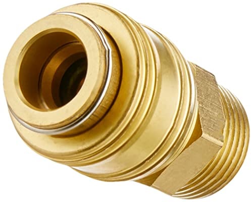 Original Einhell Schnellkupplung R 1/2 AG (Kompressor-Zubehör, Außengewinde, aus robustem Messing, für Druckluftschläuche)