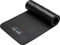 Gymtek Trainingsmatte - Yogamatte - 180x61cm - NBR 1,5cm Dicke - Fitness - Gymnastikmatte - Tragegurte - Pilates - Sportmatte - Dick - Abwertung der Bewegung - Aerobic (Schwarz)