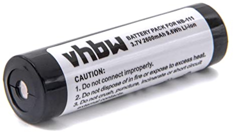vhbw Akku 2600mAh (3.7V) kompatibel mit Player Sharp MD-CS100, MD-MS100, MD-MS200, MD-SS70 Ersatz für BP-1600R, AD-MS10BT, NB-111, NB111.