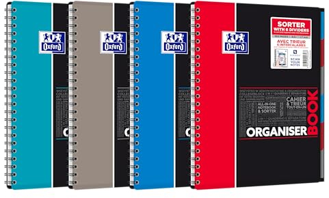 Organiserbook Studium Digitaler Collegeblock A4+(210 x 297 mm), 160 Pages