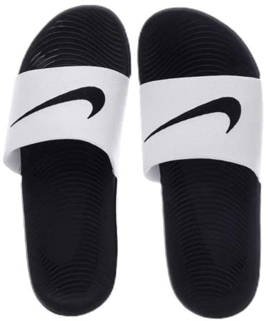 Nike Kawa Dusch-& Badeschuhe, Weiß White Black 100, 29.5 EU
