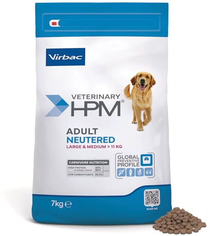 VIRBAC HPM Canine Adult NEUTERED Large MEDIUM 7KG