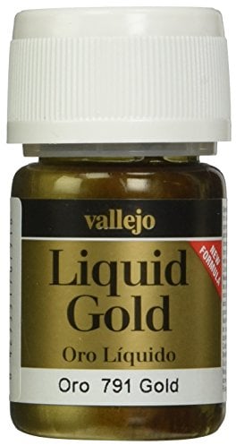 AV Vallejo Model Color -Gold 791 (Metals 35ml) Packaging May Vary