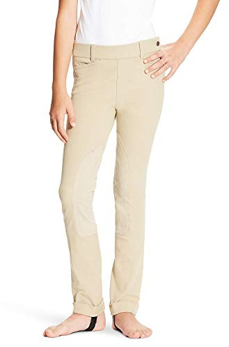 ARIAT Girls' Heritage Side-Zip Jodhpur Riding Breeches Tan 14 R US