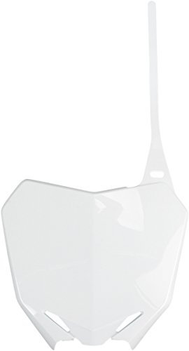 Acerbis Front Number Plate White Compatible with Suzuki RMZ450 2008-2017/RMZ250 2010-2018 - 2113630002