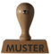 Lagerstempel MUSTER vom Kaufhaus2010