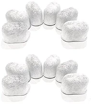 Nispira 12 Activated Charcoal Water Filters Replacement for Keurig Coffee Machines, Fits Keurig 2.0 (NOT FOR CUISINART DCC-RWF)
