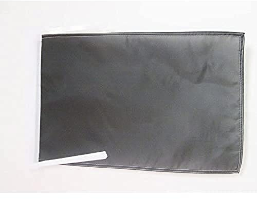 AZ FLAG Bandera Unicolor Negro 45x30cm - BANDERINA Negra 30 x 45 cm cordeles