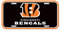 NFL Cincinnati Bengals Nummernschild, Team-Farbe, Einheitsgröße