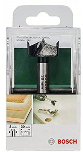 Bosch 2609255282 Tungsten Carbide Tipped Hinge-Boring Bit with Diameter 30mm