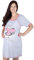 Mija - 2 en 1 Maternité/Allaitement/Coton Robe de Nuit 2056 U (EU 40, Rose)