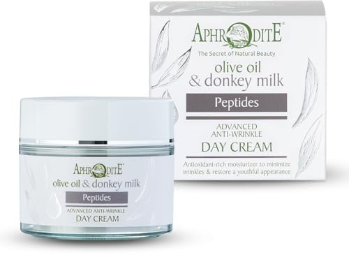 Aphrodite Anti-Falten & Anti-Pollution Tagescreme. Tägliche Morgenpflege zur Beruhigung der Haut und Verbesserung der Hautelastizität (50 ml)