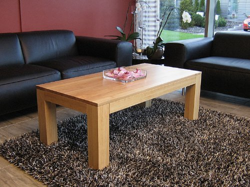 Holz-Projekt-Summer Couchtisch Loungetisch 90x60cm Höhe 42cm Zarge bündig Erle/Echtholz Massivholz/auch auf Maß