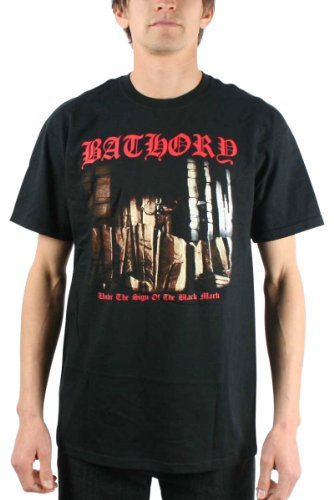 Bathory - Männer Im Zeichen T-Shirt in Schwarz, X-Large, Black