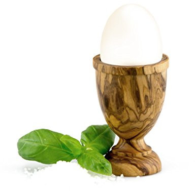 Coquetier en bois d'olivier 8 cm