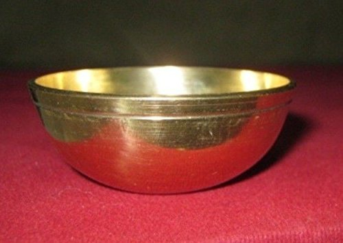 Artcollectibles Inde 5 laiton coupelles Temple Religous Festive Utilisation Holi Diwali Navratras Pūjā