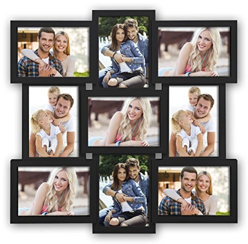 Zep XB14B Santander Multi Vues pour 9 Photos Résine Noir 13 x 18 cm