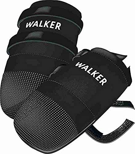 TRIXIE wasserabweisende Hundeschuhe Pfotenschutz Walker Care, L, 2 St., schwarz- 1958