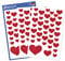 AVERY Zweckform 4371 Papier-Sticker Herzen 117 Aufkleber (selbstklebend, Glitzer, Gastgeschenke, Mitgebsel, Scrapbooking, Hochzeit, Bullet Journal, Liebe, Briefe, Poesiealbum, Freundschaftsbuch)