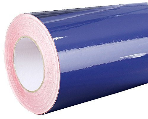 4,75€/m² Rapid Teck® Glanz Folie - 050 Dunkel Blau - Klebefolie - 5m x 63cm - Plotterfolie- Folie selbstklebend - auch als Moebelfolie - Klebefolie