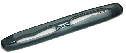 EnzoDate Podreader Falten alterssichtigen Lesebrille Brille Mini Pocket Reader (Stärke +1,5, Marine)