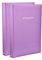 Arpan 2 x Photo Album Memo Slip In Case Photo Album For 300 x 4 x 6 Inch / 10x15 cm Photos (Purple)