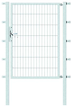 Alberts 646745 Einzeltor Flexo mit Zubehör | verschiedene Breiten und Höhen | feuerverzinkt | Breite 100 cm | Höhe 140 cm
