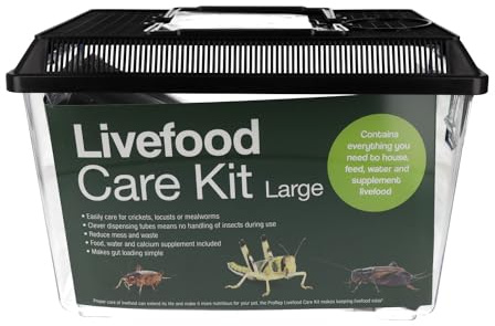 ProRep Livefood Care Kit Large | Health Care for Reptiles & Amphibians | Bug Food & Nutrition