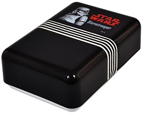 Kinder Lunch-Box mit Star Wars Storm Trooper Design (Einheitsgröße) (Schwarz/Weiß/Rot)