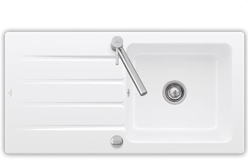 Villeroy & Boch Architectura 60-3360 02 R1 Weiß (alpin) Keramikspüle Excenterbetätigung