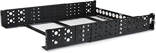 StarTech.com 2U Universal Rack Mount Rails - for 19in Server Rack Enclosure or Cabinet - Adjustable A/V Rack Rails (UNIRAILS2U)