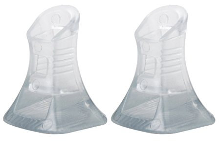 Footful 1 Pair of High Heel Shoes Heel Protectors Heel Stoppers for Grass Mud 6-8mm---Clear
