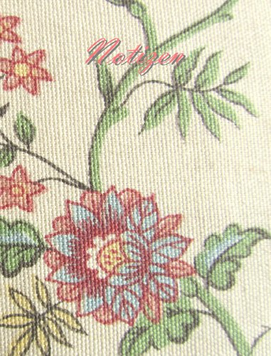 Notizbuch Blumen DIN A4: liniert, 108 Seiten: Notizbuch Blumen, Notebook, fast DIN A 4, liniert