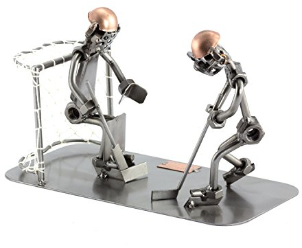 Steelman24 I Schraubenmännchen Eishockey I Made in Germany I Handarbeit I Geschenkidee I Stahlfigur I Metallfigur I Metallmännchen