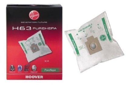 Hoover H63 PureHepa Lot de 12 sacs pour aspirateurs FreeSpace et Sprint