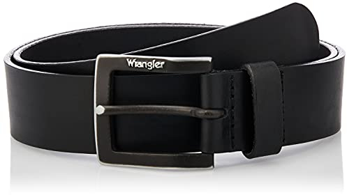 Wrangler Herren Gürtel KABELBUCKLE BLACK, Gr. 105, Schwarz (BLACK 100)