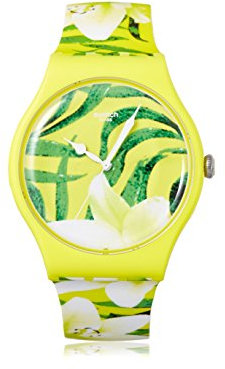 Swatch Femmes Analogique Quartz Montre avec Bracelet en Silicone SUOJ104