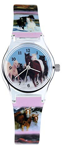 Pacific Time Mädchen Uhr Analog Quarz mit Kunststoffarmband 20569