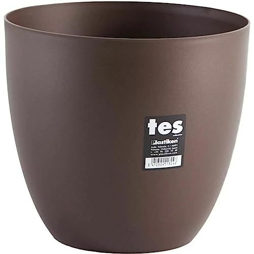 Plastiken M236853 Pot de Fleurs Tes Bronze 22 cm
