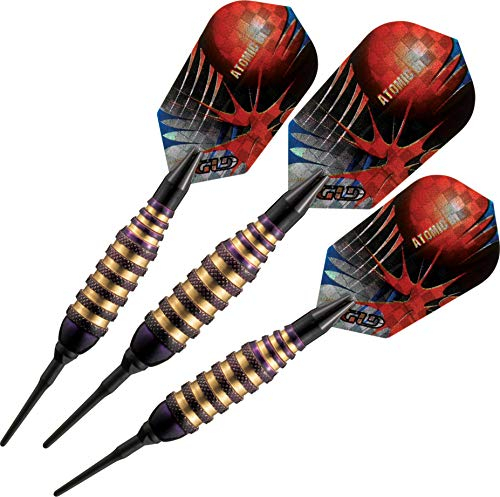 Viper Atomic Bee Soft Tip Darts, Purple, 16 Grams