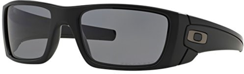 Oakley Polarisierte Sonnenbrillen Fuel Cell Matte Schwarz Grau (Default , Schwarz)