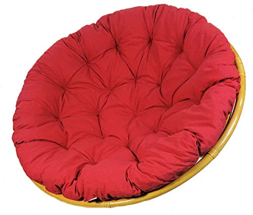 Rattani - Polster, Kissen, Auflage, Ersatzpolster für Rattan Papasansessel, Stoff Uni Living 236 D 120 cm, Made in EU