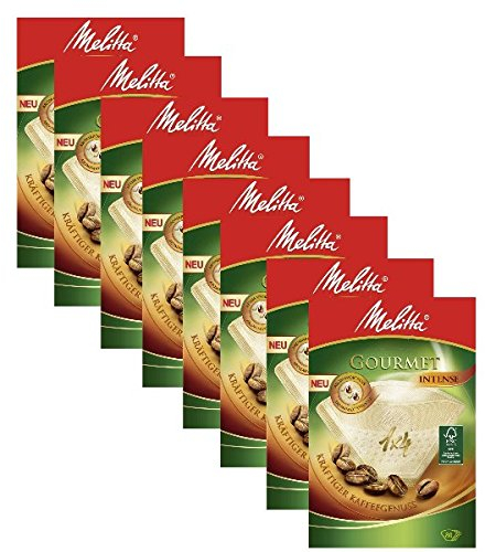 8 boîtes de Melitta – Filtres Taille 1 x 4 Gourmet Café Doux, Lot de 80