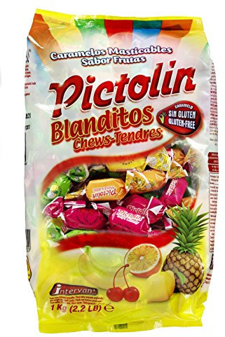 Pictolín Blanditos - Caramelos masticables con sabor a frutas - Bolsa de 1kg