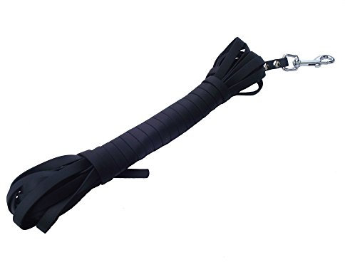 Angel for Pets MJH Beta BioThane Schleppleine 10m lang/16mm schwarz